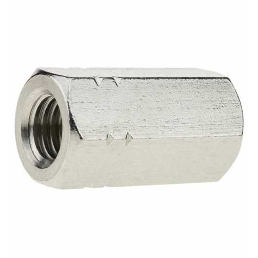 DIN 6334 Sechskantmuttern M20 - Höhe 3d | A2 Edelstahl, blank