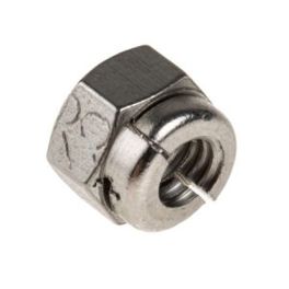 RS PRO M6 Selbstsichernde Sicherungsmutter | 10mm Glatt | Edelstahl A4 316
